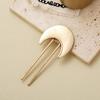 ARTIBETTER 2pcs Women Hair Accessories Metal Fan-shaped Hair Pins for Buns Gold and Silver Alloy for Elegant Updo view 3