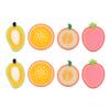 PRETYZOOM 8pcs Fruit-Shaped Shower Sponge Set, Exfoliating Bath Sponges with Mango, Orange, Melon, Strawberry Designs, Soft Body Scrubbers for Gentle Bathing view 1