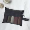 ELAYARD 3pcs Mesh Zipper Pouch Set Portable Makeup Bag Large Capacity Travel Organizer Cosmetic Storage Bags for Women Toiletry and Skincare view 3
