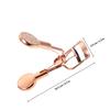 VILLFUL Portable Rose Gold Eyelash Curler Stainless Steel Cosmetic Tool with Lash Curling Pads for Makeup and Beauty Routine view 2