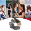 Pug Pizza Scrunchies for Women Soft Elastics Hair Bands No Crease Hair Ties Gentle Cute Hair Scrunchies Large Ponytail Holder Stylish Hair Accessories for Thick Thin Hair view 3
