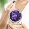 FHESDCW Portable Makeup Mirror with 1X/2X Magnification, Double Side Purple Starry Sky Galactic Wolf Travel Mirror Compact Folding Vanity Mirrors for Purse, Pocket, Travel & Home 2.4 Inch view 4