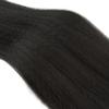 FuivJuix #1B Color Bundles Yaki Straight Bundles Human Hair 18 20 22 Inch Brazilian Virgin Hair 3 Bundle Natural Black Yaki Straight Bundles Human Hair Extensions 50 Gram Per Bundle view 4