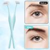 12 PCS Mini Eyebrow Razor, Eyebrow Razor Men Facial Razors for Women & Men with Protective Cover Facial Hair Removal Eye Brow Razors Eyebrows Trimmer Kit for Face and Eye Brow view 3