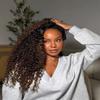 250% High Density Kinky Curly Ombre Brown Human Hair Wig Pre Plucked Bleached Knots 13X4 Glueless HD Invisible Lace Front Wig with Baby Hair #1B/4 Ombre Afro Curly Brazilian Wigs For Woman 26" view 4
