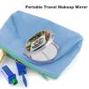 LOKLNEYK Travel Makeup Mirror Archery Bullseye Target Compact Mirrors for Purse Portable Pocket Mirror Folding Double-Sided 1X/2X Magnifying Handheld Mirrors for Women Round view 3
