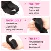 French Curl Braiding Hair 8 Packs 12 Inch Loose Wavy Bouncy Braiding Hair Pre Stretched 40g/Pack Synthetic French Curly Braiding Crochet Hair for Black Women 1B Black view 3