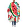Waterproof Barber Cape 55x66 Inch Professional Hairdressing Salon Haircut Hair Cutting Apron Adult, Watermelon Cool Cartoon view 1