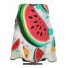 Waterproof Barber Cape 55x66 Inch Professional Hairdressing Salon Haircut Hair Cutting Apron Adult, Watermelon Cool Cartoon view 2