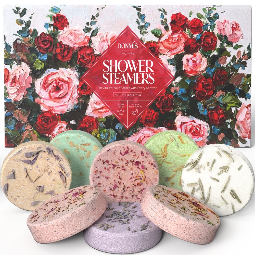 Shower Steamers Aromatherapy Gifts for Women, Relief 8 Pack