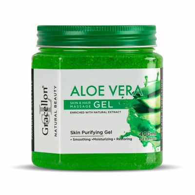BEMT Aloe Vera Skin & Hair Purifying Massage Gel | Lightweight Hydrating Gel for Face, Body & Scalp | Non-Sticky, Fast Absorbing, Daily Use