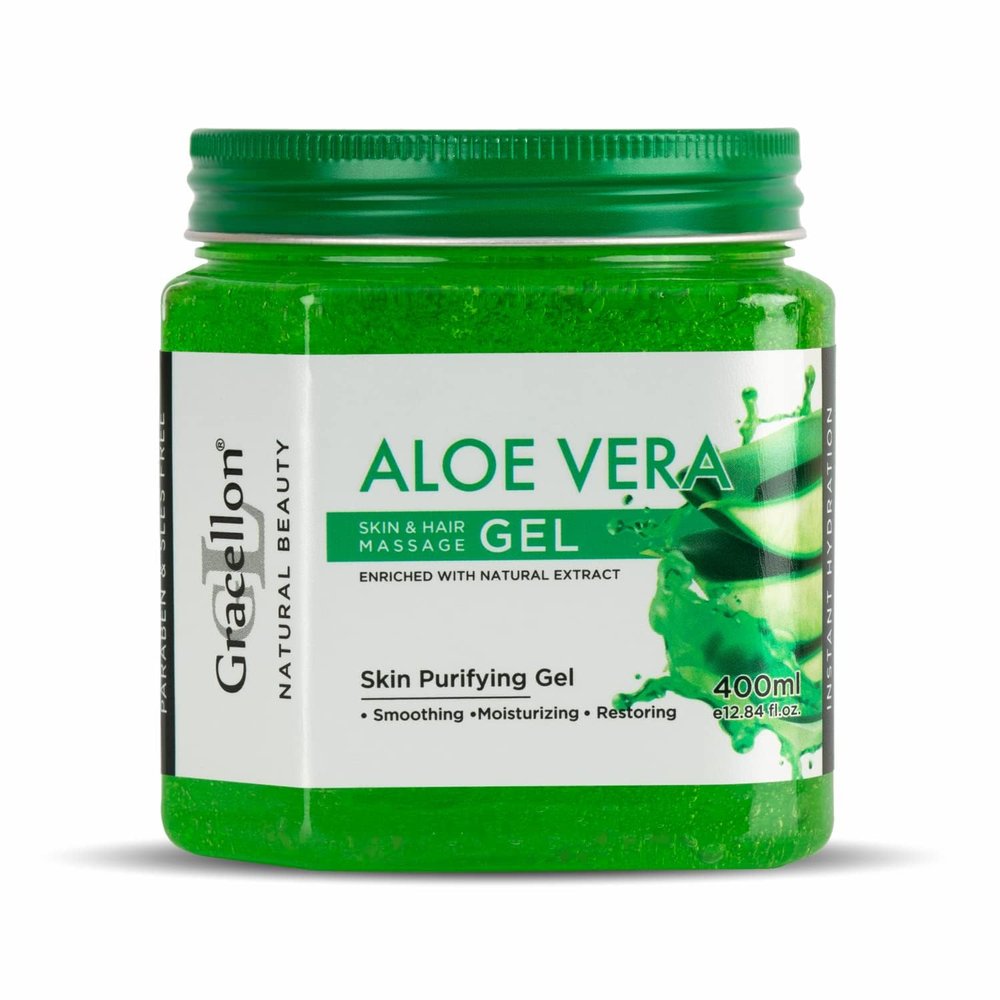 BEMT Aloe Vera Skin & Hair Purifying Massage Gel | Lightweight Hydrating Gel for Face, Body & Scalp | Non-Sticky, Fast Absorbing, Daily Use