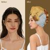 Chintiz Microfiber Hair Towel Wrap for Women - Squirrels Harvesting Wheat Super Absorbent Fast Drying Head Hair Towels - Elastic Loop Design Anti-Frizz Soft Turbans for Wet Curly, Thick, Long Hair view 3