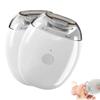 2 Pcs Universal Automatic Fingernail Grinder,Portable 3 in 1 Electric Nail Clippers with LED Light & 3 Speeds, Silent Auto Fingernail Cutter and Polishing Trimmer view 1