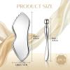 2 Pcs Stainless Steel Gua Sha Facial Tools, Face Massager Tool Face and Body Skin Massage Metal Guasha Tool Face Sculpting Tools, Skin Care Gift for Women view 2