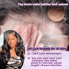 13x4 HD Lace Frontal Ear to Ear Body Wave Lace Frontal Human Hair Brazilian Virgin Pre Plucked Free Part for Black Women 150% Density Natural Color 14 Inch view 3