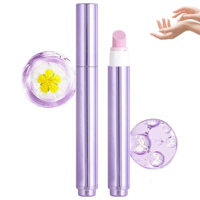 Cuticle Pusher Oil Pen for Nails,3-In-1Nail Care Pen with Essence Oil,Hydration Shine for Hangnails,Repairs Damaged Nails,Ceramic Cuticle Pusher Nail Oil Pen,Nail Cuticle Remover Pen Sticks File (2pc)