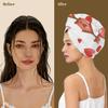 Chintiz Microfiber Hair Towel Wrap for Women - Valentines Birdhouse Super Absorbent Fast Drying Head Hair Towels - Elastic Loop Design Anti-Frizz Soft Turbans for Wet Curly, Thick, Long Hair view 3