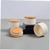 Beaupretty Matte White Ceramic Tea Can with Lid 20g Multipurpose Cosmetic Cream Jar Refillable Container for Travel and Face Lotion Storage view 4