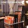 PACKOVE Acrylic Makeup Organizer 2pcs Multi-compartment Cosmetic Storage Rack Eyeshadow Holder Desktop Display for Vanity and Travel view 3