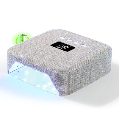 UV Nail Lamp, Cordless UV Light for Gel Nails, Nail Dryer, Salon & Home