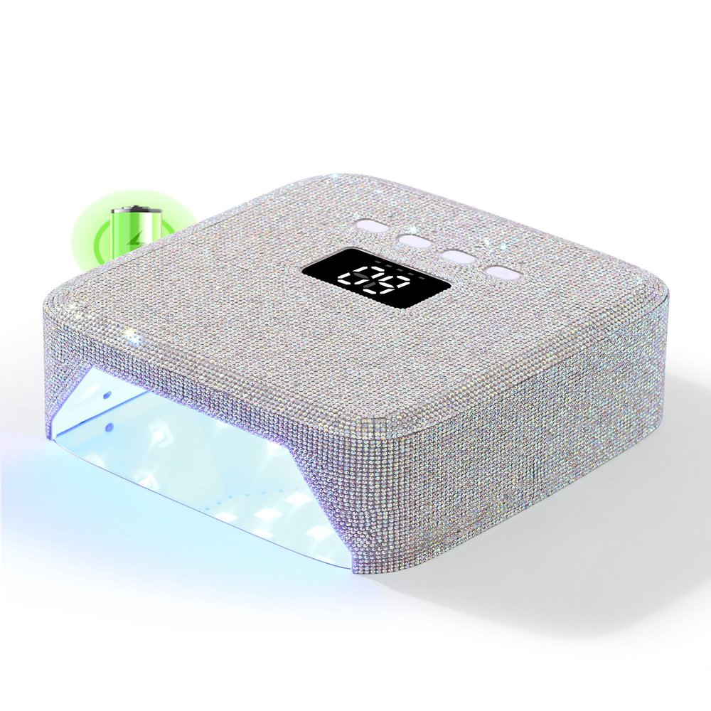 UV Nail Lamp, Cordless UV Light for Gel Nails, Nail Dryer, Salon & Home