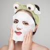 Ipetboom Plush Frog Hairband Cute Cartoon Face Washing Headband for Women Spa Headband Soft Elastic Hair Accessory for Skincare and Makeup view 3