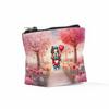 Ninety3POD Happy Valentines Day Adorable Basset Hound Puppy Holding Heart Balloon Cosmetic Makeup Bag Bassets Dog Breed Lovers Gifts Idea Travel Zipper Accessories Pouch 00030 view 2