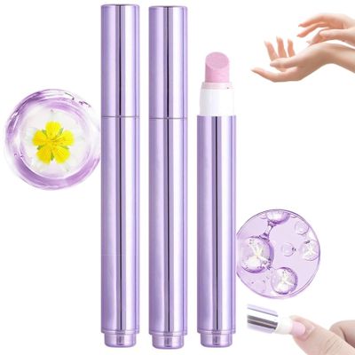Cuticle Pusher Oil Pen for Nails,3-In-1Nail Care Pen with Essence Oil,Hydration Shine for Hangnails,Repairs Damaged Nails,Ceramic Cuticle Pusher Nail Oil Pen,Nail Cuticle Remover Pen Sticks File (3pc)