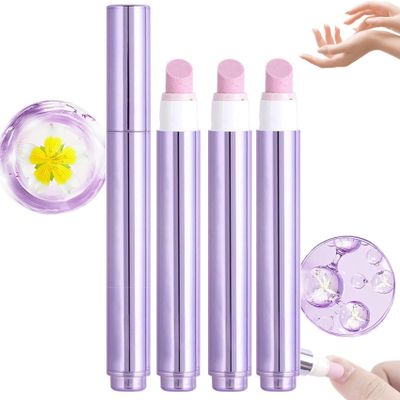Cuticle Pusher Oil Pen for Nails,3-In-1Nail Care Pen with Essence Oil,Hydration Shine for Hangnails,Repairs Damaged Nails,Ceramic Cuticle Pusher Nail Oil Pen,Nail Cuticle Remover Pen Sticks File (1pc)