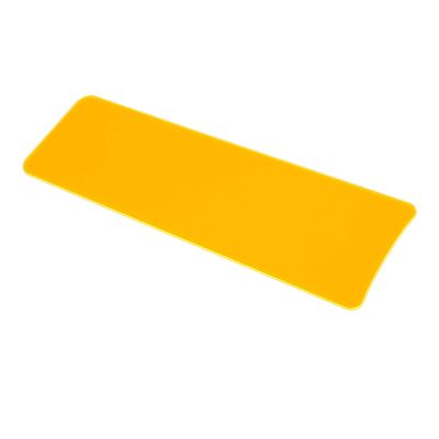 Dioche Acrylic Hair Highlighting Board - Professional Hairdressing Tinting Coloring Tool for Foils & Bleaching, Large Area for Smooth Application - Ideal for Salon & Home Use, 40 X 12 Cm (Yellow)
