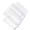 SHYYOULQE Vertical Makeup Organizers Box with Triple Sections for Cosmetic Cotton Pads Skincare Supplies and Beauty Tools Tray Organizers Box view 1