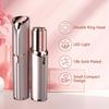Rechargeable Facial Hair Removal for Women - as Seen on TV Painless Face Shaver - Electric Hair Remover for Face Lips Peach Fuzz with Light (Rose Gold) view 2