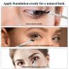 5 PCS Flat Angled Makeup Brush Angled Eyeliner Brushes Eyebrow-Brush Flat Thin Eye Liner Brush Multifunctional Eyebrow Makeup Brushes for Shadow Eyeliner Precision Make up Tools view 4