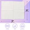 Caring Viscose Silky Disposable Facial Towels, Ultra-Soft Makeup Remover, Hypoallergenic for All Skin Types, 10" x 12" view 2