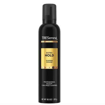 TRESemm Extra Hold Hair Mousse 24H Touchable Hold & Volume All Hair, 10.5 oz, 1 Pack (Packaging May Vary)