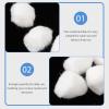 Pure Cotton Balls for Tattoos and Makeup, 12 Bags Pack, Non- Degreasing Cosmetic Cotton Balls, Salon Supplies for Beauty Care and Skin Cleaning view 4