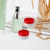DINHEAROM 6pcs 20g Refillable Plastic Cream Jars with Lids, Colored Moisturizer Containers for Travel and Skincare, Cosmetic Lotion Bottles Set (red, Green, Blue) view 4