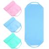 3 PCS Back Scrubber for Shower, Women Back Exfoliator Towel with Handle, Double Sided Exfoliating Backs Cleaner Towel for Deep Cleans Skin, Not Suitable for Sensitive Skin (Pink, Blue, Green) view 1