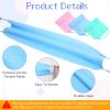 3 PCS Back Scrubber for Shower, Women Back Exfoliator Towel with Handle, Double Sided Exfoliating Backs Cleaner Towel for Deep Cleans Skin, Not Suitable for Sensitive Skin (Pink, Blue, Green) view 4