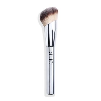 OFIR Core Canvas, Angled Shape, Dense Complexion Brush, Sensitive Skin Friendly, Easy to Clean, Vegan