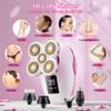 Electric Razors for Women, 5 in 1 Lady Shavers, Electric Shaver for Women, Wet/Dry Bikini Trimmer, Rechargeable Facial Hair Removal, Painless Shaver Razor for Arms Legs Armpit Pubic Area view 2