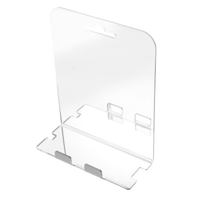 HEALEEP Fogless Anti-Fog Shower Mirror with Stainless Steel Hook and Storage Shelf, Wall-Mounted Defogging Bath Mirror for Shaving and Makeup, 1pcs Bathroom Accessory