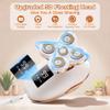 Electric Razors for Women, 5 in 1 Lady Shavers, Electric Shaver for Women, Wet/Dry Bikini Trimmer, Rechargeable Facial Hair Removal, Painless Shaver Razor for Arms Legs Armpit Pubic Area (Gold) view 4