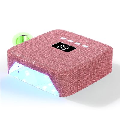 UV Nail Lamp, Cordless UV Light for Gel Nails, Nail Dryer, Salon & Home