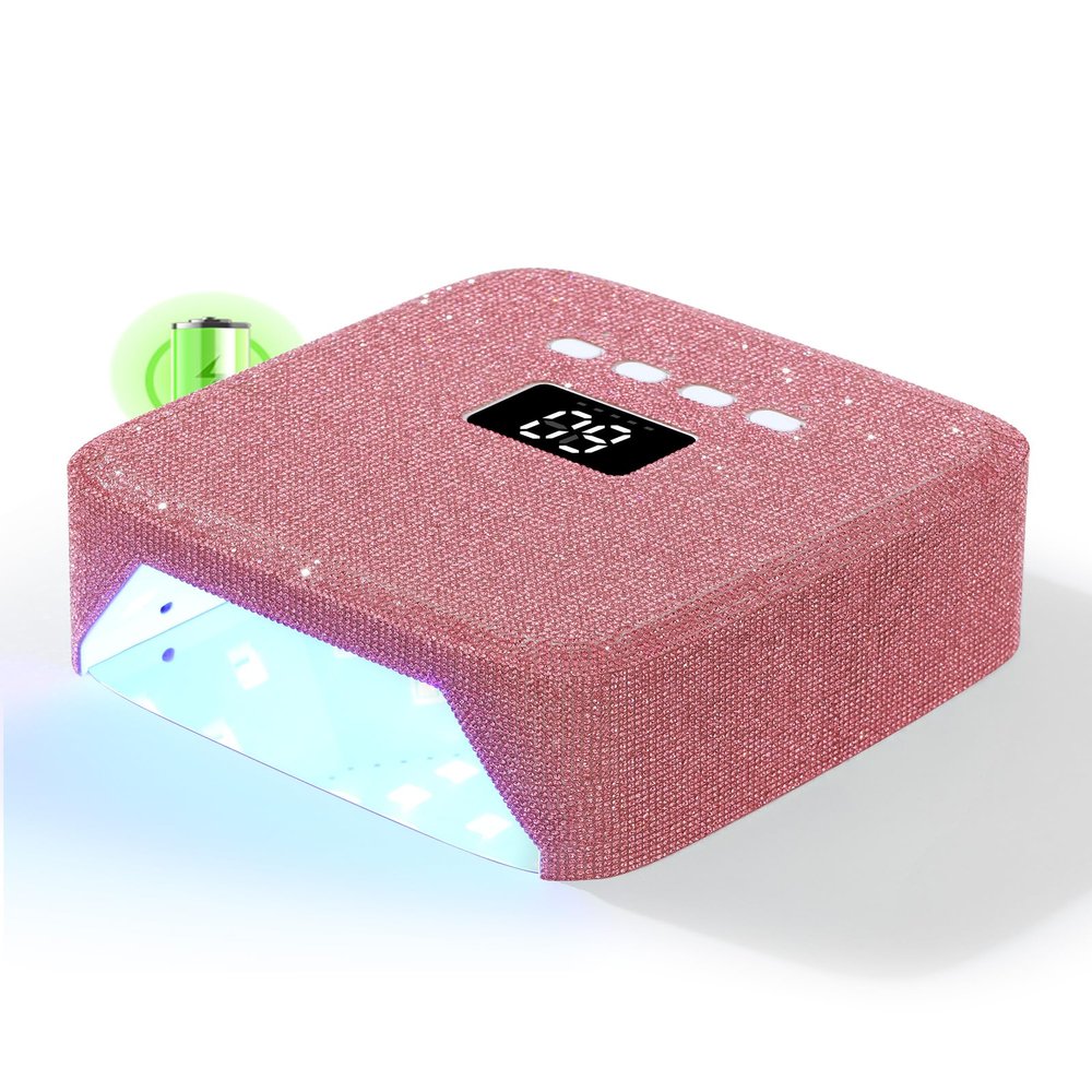UV Nail Lamp, Cordless UV Light for Gel Nails, Nail Dryer, Salon & Home