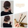 JOINPAYA 8pcs Tortoise Shell Acetate Hair Sticks for Long Hair Women Chinese Style Accessories view 3