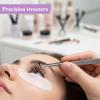 3 Pcs Straight Pointed Tip Tweezers, Needle Nose Tweezer for Craft, Pointed Precision Tweezers for Eyebrows Stainless Steel Eyelash Tweezer for Eyelash Extensions Blackhead Hair Eyebrow Removal view 4