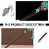 WOONEKY Ethnic Hair Stick Chopstick with Tassel and Pearl Flower Hairpin Retro Chinese Hair Bun Stick Hairpin for Women for Styling Buns view 3
