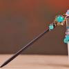 WOONEKY Ethnic Hair Stick Chopstick with Tassel and Pearl Flower Hairpin Retro Chinese Hair Bun Stick Hairpin for Women for Styling Buns view 4